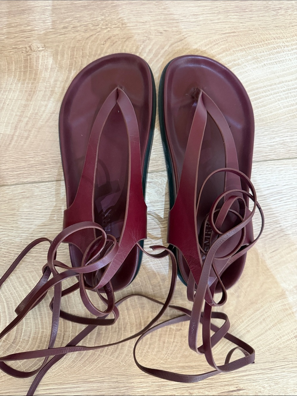 A.Emery Shel Sandal Burgundy